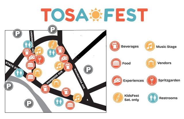 Tosa Fest Map